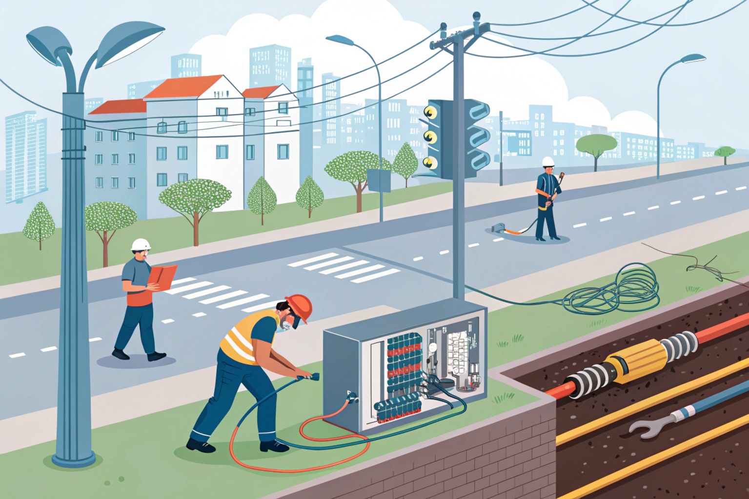 Implementación de redes de fibra